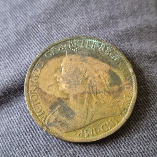 1899 victoria one penny - victoria,