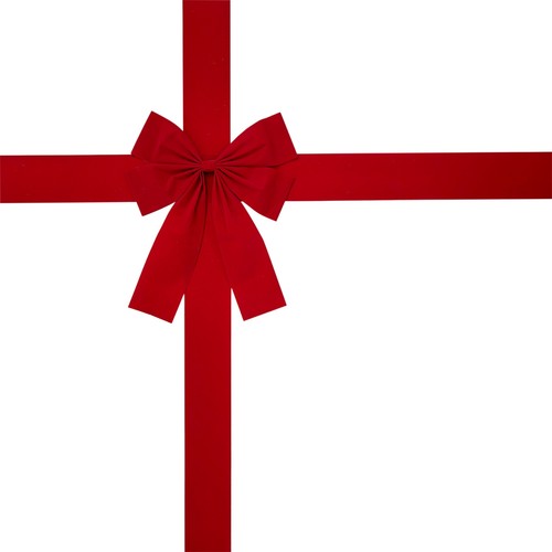 Velvet bow with - velvet,