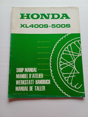 Honda 400 xl 500 s - xl,