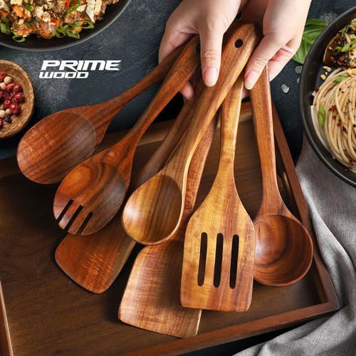 Premium wood kitchen utensils - wood,