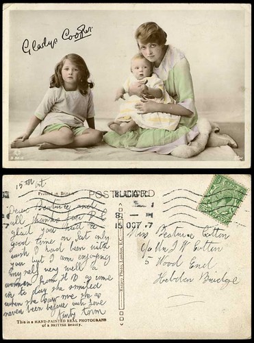 Actress gladys cooper signed - gladys,