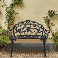 Seater cast metal garden - seater,