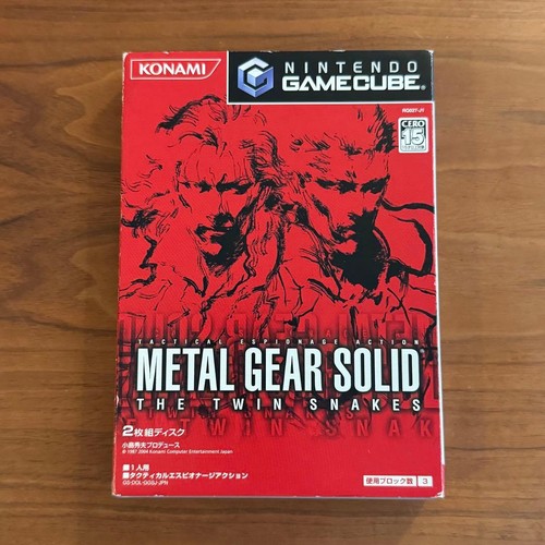 Gamecube metal gear solid twin - gear,