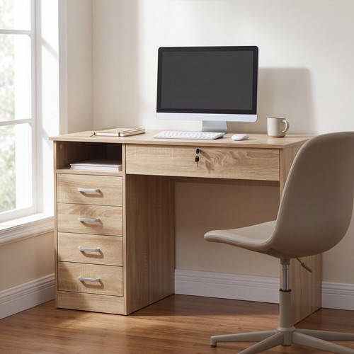 Modern computer desk with - modern,