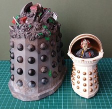 Dr Who large custom destroyed Renegade Remembrance Dalek classic  7th Doctor 