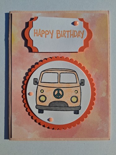 Bus happy birthday - vw,