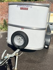 Bv64E unbraked Ifor Williams box van trailer