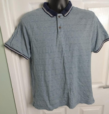 TU Blue Polo Shirt Size Large 100% cotton