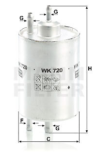 Mann filter 720 fuel - fuel,