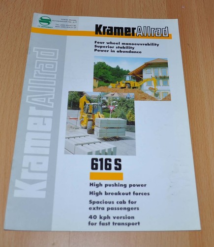 Kramer 616s allard backhoe - kramer,