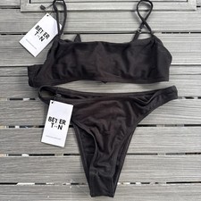 Better Tan Black Bikini Set