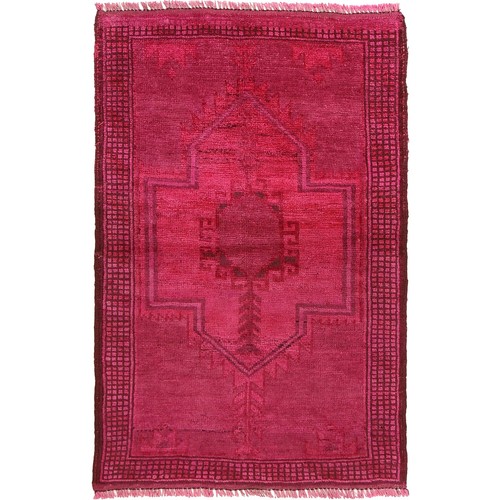 Overdyed carpet vintage - carpet,