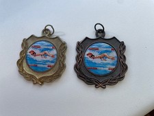 2x SWIMMING Metal Medals, Good Quality, Not Engraved 