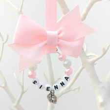 Personalised Pram Charm, New Baby Gift, Baby Shower Gift, ANY NAME