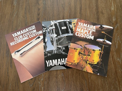 Yamaha 90s drum catalogs - drum,