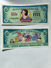 2002 "AA" $5 UNC Disney Dollar