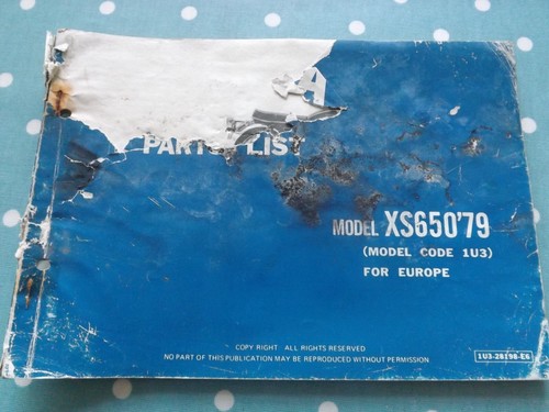 Yamaha xs650 1979 - (1u3), parts