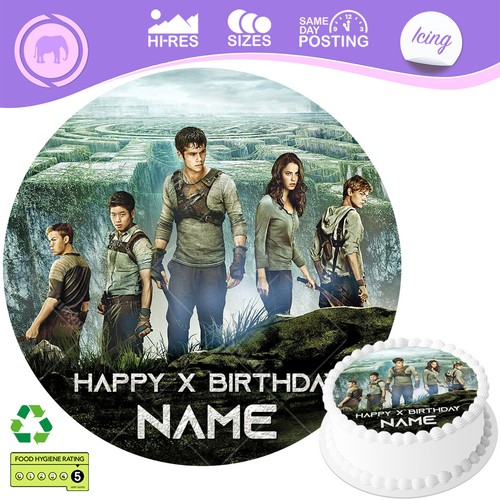 Maze runner cake topper - maze,