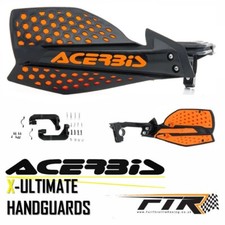 Acerbis X Ultimate Handguards Black / Orange Motocross KTM SX 65 85 125 150 250