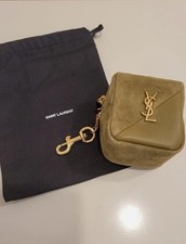 Yves Saint Laurent green Leather Pouch For You Bag
