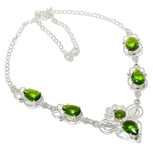 Green peridot gemstone - green,