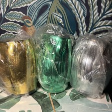 3 Reels 1980s Vintage Metalic