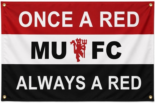 Man utd flag - 3ft, once