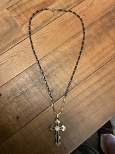 BARAKA necklace gold ceramic