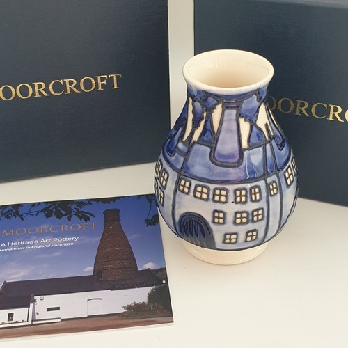 Moorcroft vase chimney - moorcroft, town