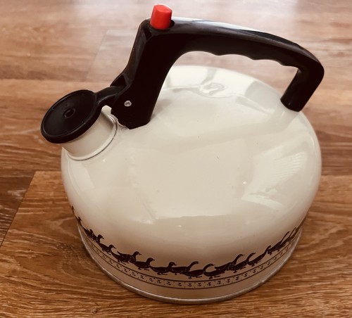 Vintage enamel whistling - vintage,