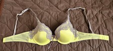 The BODY/Elle Macpherson Intimates bra UK 32C/ EU 70C ,lime/Grey, Underwired 