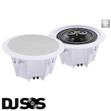e-audio B412B Domestic Commercial 8in 2-Way Ceiling Speakers Pair 8 Ohms 180W