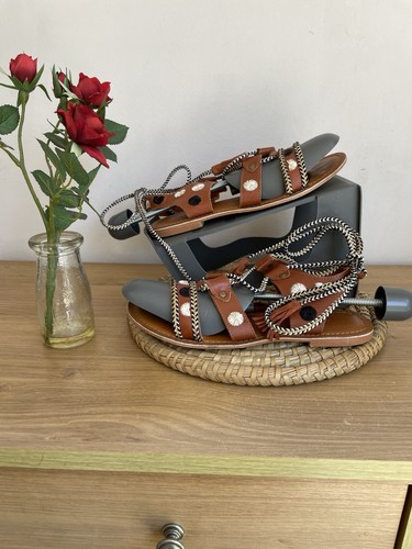 Ladies next brown leather boho - brown,