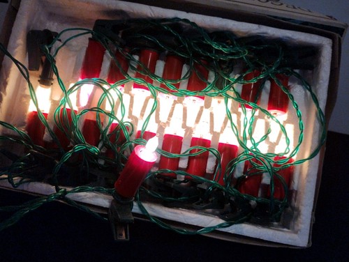 Vintage porth christmas candle - vintage,