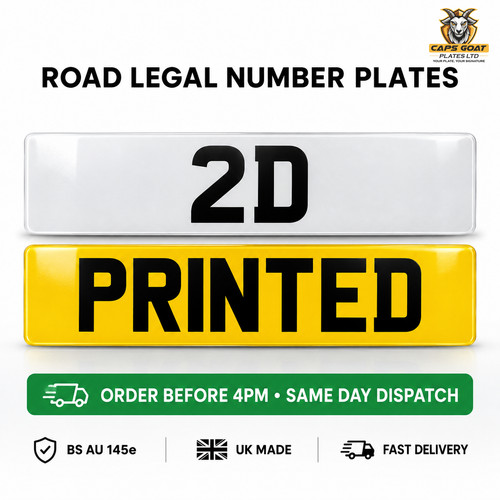 Number plate pair premium - number,