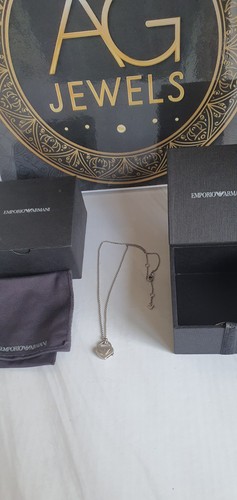 Armani sterling silver heart - silver,