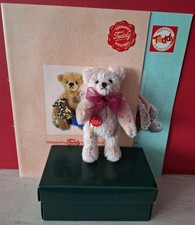 Herman Minature Bear 14cm Boxed with Two Teddy Bear Magazines In Good Condition