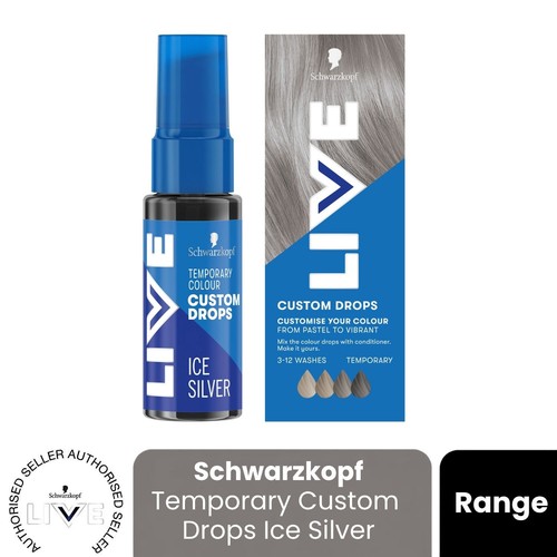 Schwarzkopf live hair dye - live, ice