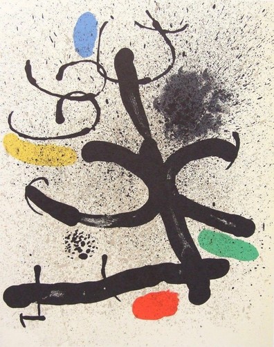 Joan miro vintage lithograph - joan,