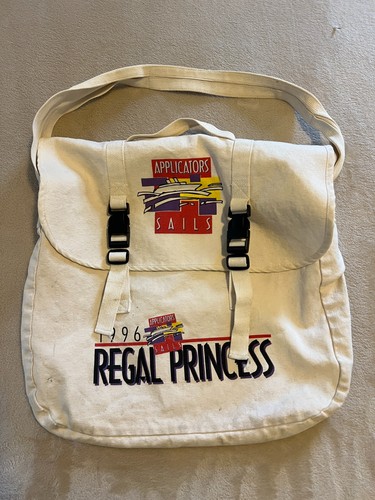 Vintage canvas sail bag - vintage, made