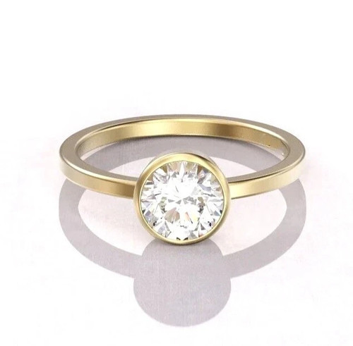 White moissanite ct round - moissanite,