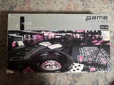 next casino set 3 in 1 board game complete poker black jack and roulette