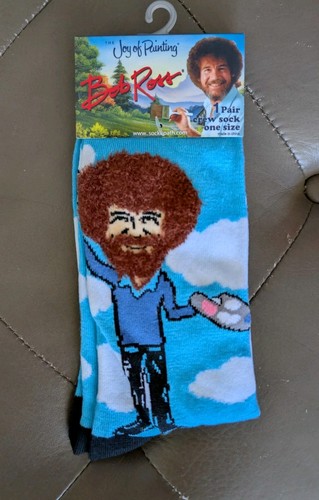 Bob ross crew socks - ross,