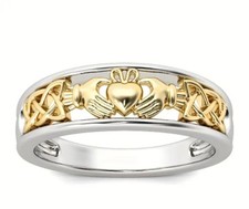 Gold & Silver Tone Claddagh