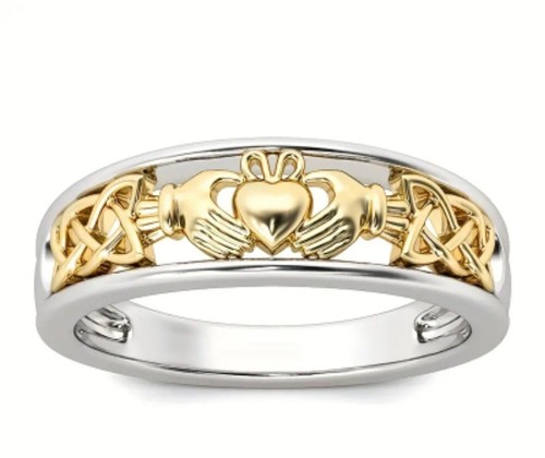 Gold silver tone - &,