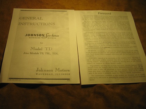 1940s johnson sea horse model - 1940s,