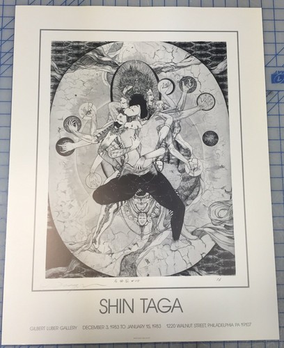Shin taga signed print - taga,