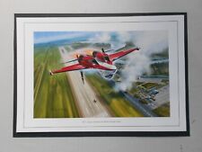 MILITARY AVIATION PRINT-   597-INSTANT AEROBATICS BY WILFRED HARDY