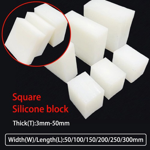 Silicone block plate white - silicone,