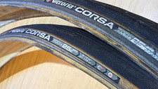 Vittoria CORSA Graphene G+ 4C 700 x 25c Skinwall Tanwall  Folding Amberwall PAIR